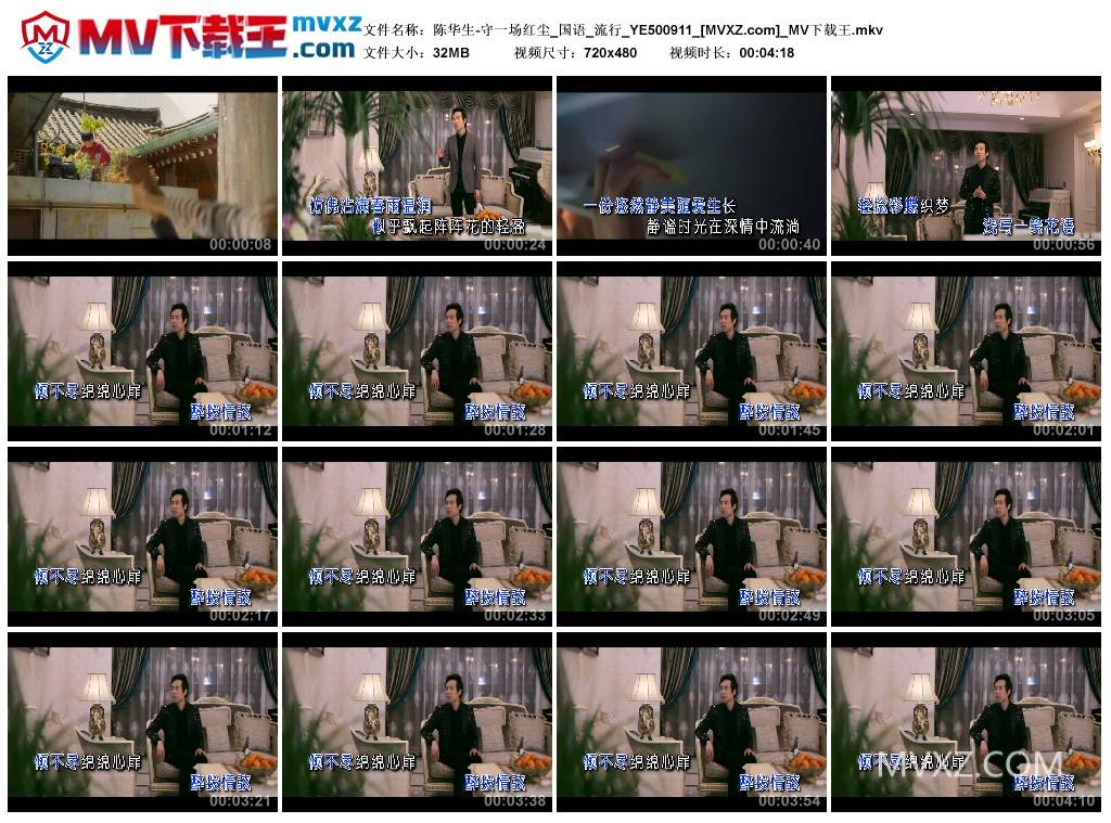 陈华生-守一场红尘_国语_流行_YE500911